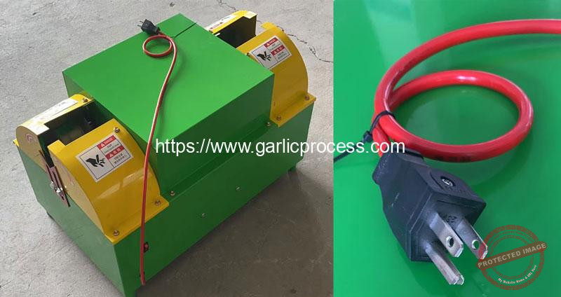 Garlic-Stem-Root-Cutting-Machine-with-Customized-Plug